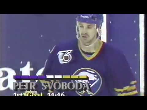 Petr Svoboda Goal - Game 1, 1992 Adams Division Semi Finals Bruins vs. Sabres
