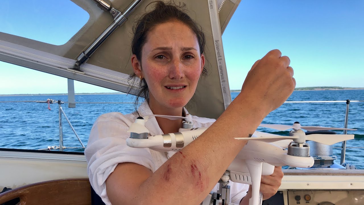 HELPING A Boat In Need And Getting ATTACKED by drone - Ep. 214 RAN Sailing