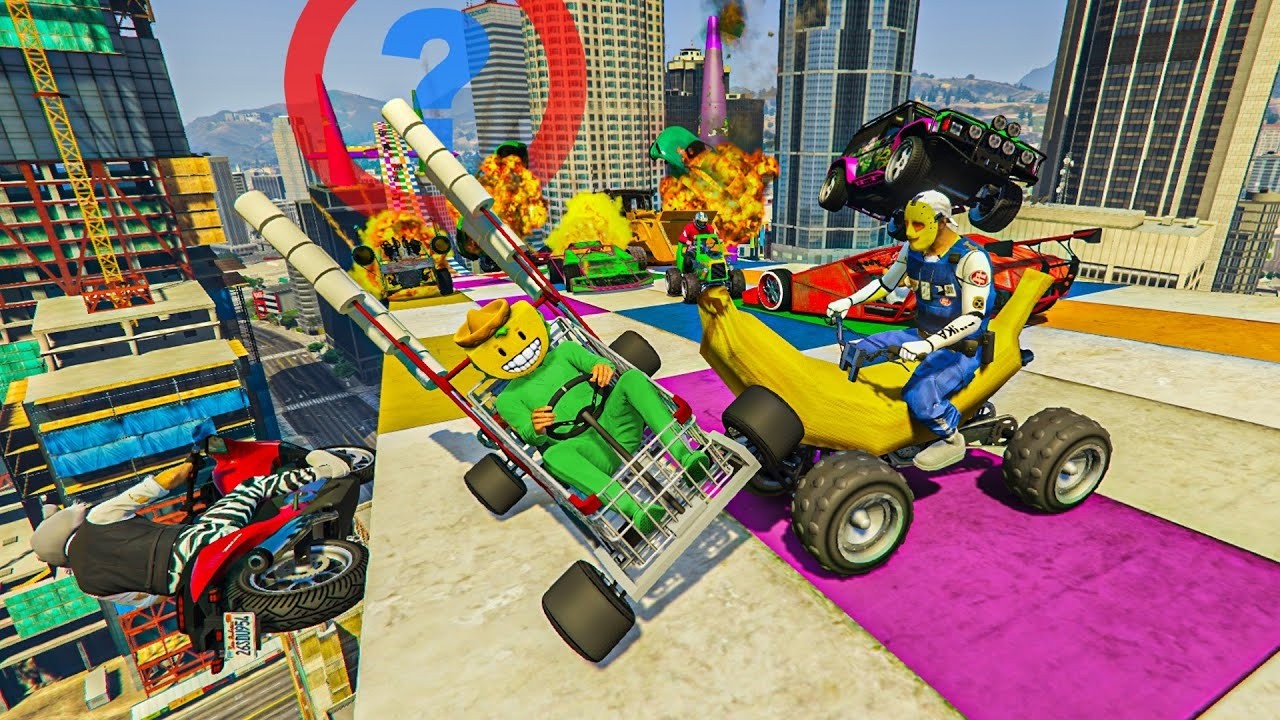 CARA A CARA CON COCHES ALEATORIOS PERO EL ÚLTIMO EXPLOTA! MILES DE RISAS!! - GTA 5 ONLINE