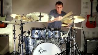 Video thumbnail for Gretsch Drums - USA Custom Sky Blue Pearl & Keith Carlock by GretschDrumsFr