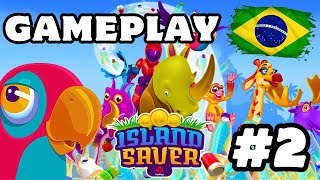 Island Saver no Xbox Series Jogo Divertido (GAMEPLAY PT BR) Liberando Animais e Colorindo Parte #2