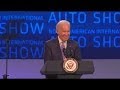 Vice President Joe Biden speaks at North American International Auto Show