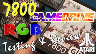 Atari 7800 RGB & Save States :o (GameDrive Testing & Review - Best flash cart for the 7800)