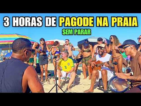 3 HORAS DE PAGODE NA PRAIA SEM PARAR - PAGODE DO LELECO