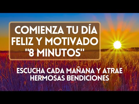 8 MIN to start your day HAPPY, POSITIVE, and MOTIVATED | Morning meditation | MINDFULNESS ☀️