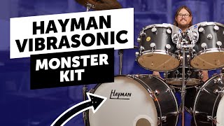 Video thumbnail for Big, Bigger, Hayman! - The 26" Monster Vibrasonic Kit | Vintage Drum Talk Season II by Drums Bonedo