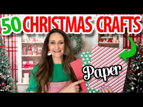 *50* BEST Christmas paper crafts!  ❤️ Family Friendly ❤️ Budget Friendly | Dollar Tree DIYs 2025