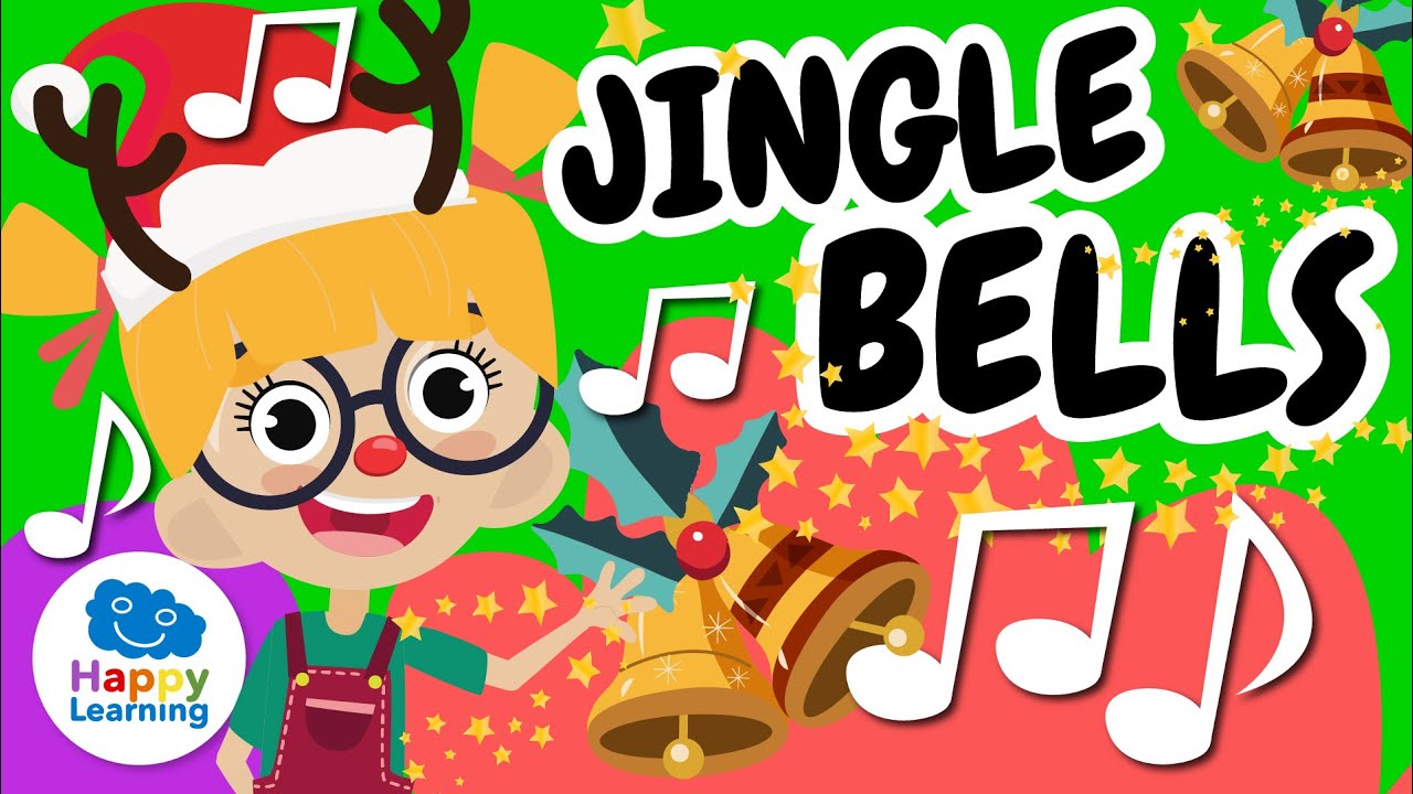 🎄🔔 Christmas Carol: JINGLE BELLS | Educational Videos for Children | @HappyLearningENG