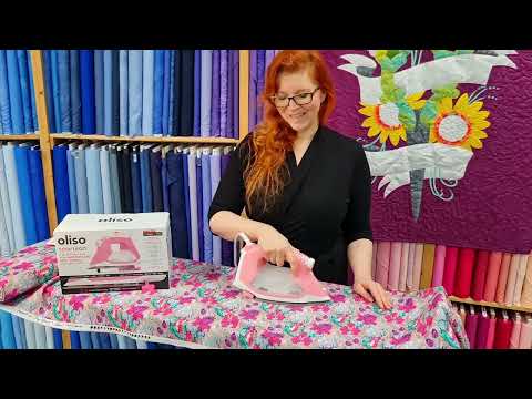 Oliso Smart Iron Unboxing & Vorstellung - Patchworkbügeleisen TG1600 PRO Plus Erfahrungsbericht