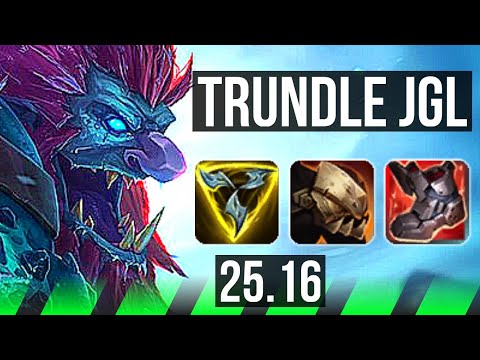TRUNDLE vs XIN ZHAO (JGL) | 15/3/9, Godlike | KR Master | 25.16