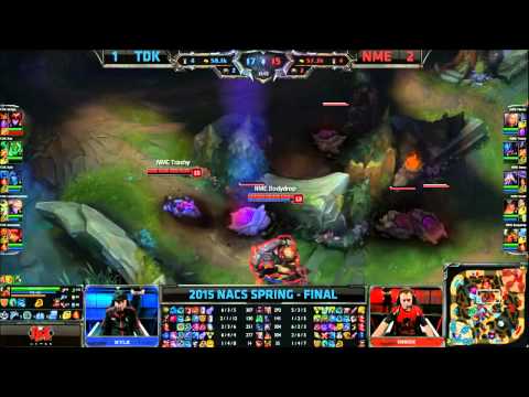 TDK vs NME   Game 4   NA Challenger Series Playoffs   Final   Enemy eSports vs Team Dragon Knights V