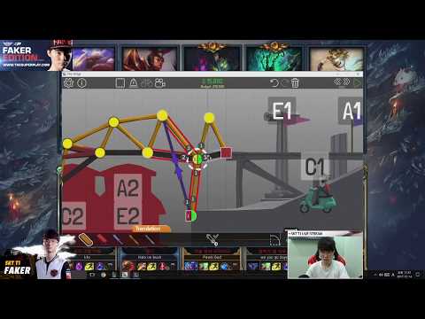 SKT T1 Faker Live Stream KR LOL rengar vs jarvan 4 ss8 14/12