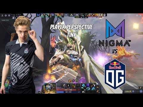 OG.Topson [Tiny] player perspective - OG vs NIGMA - OMEGA LEAGUE - GAME 2