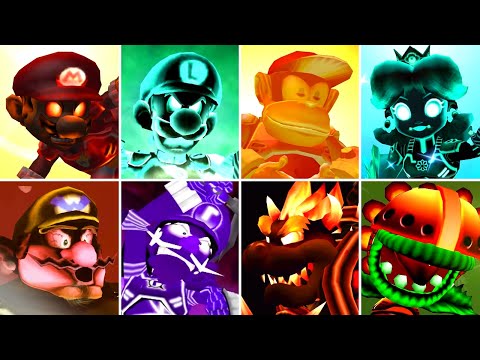 Mario Strikers Charged HD - All Mega Strikes