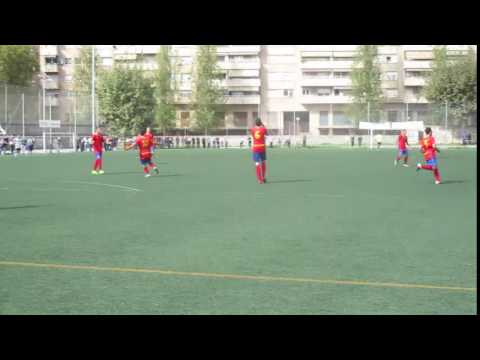 UE Sants 1-5 FC Martinenc, free kick goal