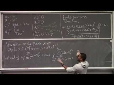 Math 391 Lecture 20 - It's about Hope! Series solutions; Euler equations and regular singular points