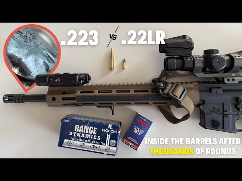 What Thousands of Rounds Does to a Barrel: .223 vs .22LR (Borescope)