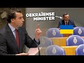 Baudet tegen Oekraïense minister: 'Kies voor vrede!' | FVD
