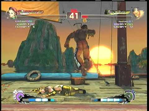 SSF4AE: Cammy (KIRITAMPOPO)  vs. DeeJay (hashi mo 311)  SD