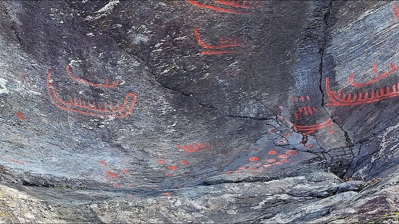 Discover a captivating peek of Fluberget Rock Carvings.