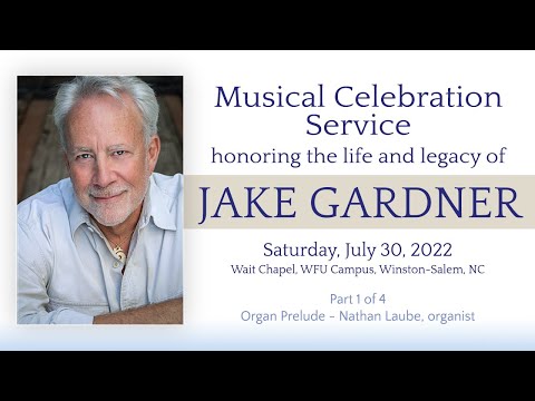 1. Organ Prelude - Nathan Laube, organist