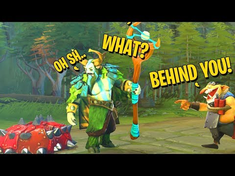 Techies Trolls Nature's Prophet - DotA 2