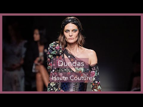 A 60 Second ⏱ Fashion Review of the Dundas FW19 #HauteCouture show