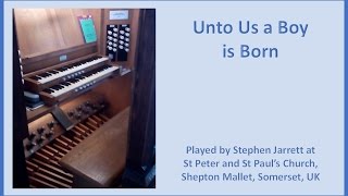 Unto Us a Boy is Born - Organ (Tune: Puer Nobis)