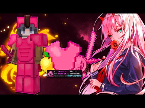 Zero Two Fault 32x - MINECRAFT BEDWARS PVP TEXTURE PACK (Anime texture pack) | Hypixel Bedwars