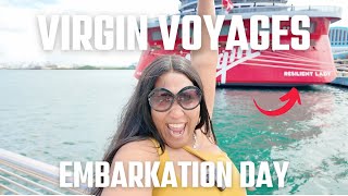 You WILL NOT BELIEVE THIS CRUISE ITINERARY | Virgin Voyages Embarkation Day Vlog