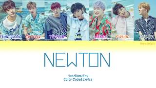 몬스타엑스(MONSTA X) - NEWTON - COLOR CODED LYRICS [Han+Rom+Eng]
