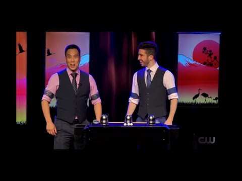 RYAN & JOHNNY HAYASHI - Father & Son Magicians on Penn & Teller FOOL US - Cups & Balls