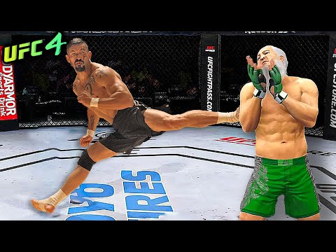 Old Bruce Lee vs. Scott Adkins | Yuri Boyka (EA sports UFC 4)