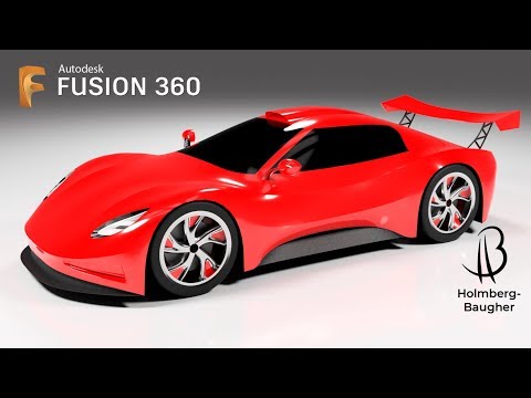 Car Design Speedrun 24 - Using Autodesk Fusion 360 - Supersport GT