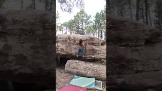 Video thumbnail of Sandolín, 6b. Albarracín