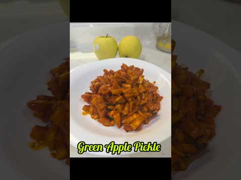 Green Apple Pickle 🍏🍏#cooking #picklerecipe #youtubeshorts #shorts @Rettyz