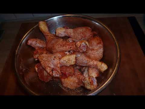 Hähnchenteile pökeln einlegen und später räuchern Teil 1