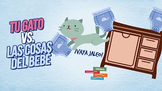 Cómo preparar a tu gato para la llegada de un bebé a casa 😾🍼 | ¿Alejarlo de la cuna?