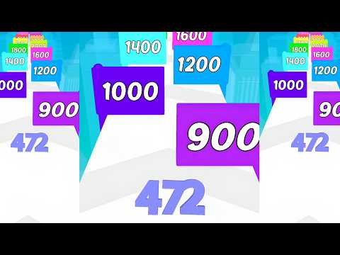 Numbers Run Merge Challenge - Hitting High Scores: with more interesting levels in ASMR gameplay