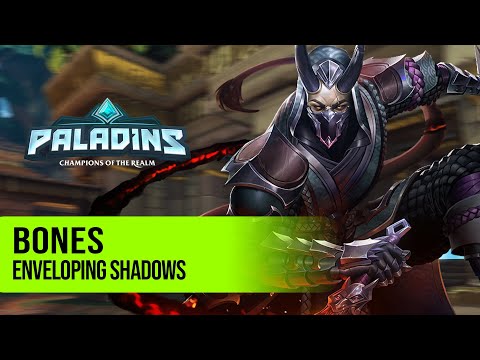 BONES Vatu PALADINS PRO COMPETITIVE GAMEPLAY l ENVELOPING SHADOWS