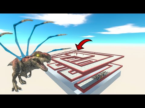 Escape From Alien T-rex - Last Survivor - Animal Revolt Battle Simulator