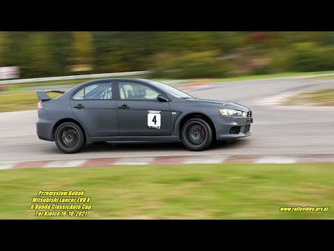 Przemysław Bobak - Mitsubishi Lancer EVO X - 6 Runda ClassicAuto Cup Tor Kielce 16-10-2021
