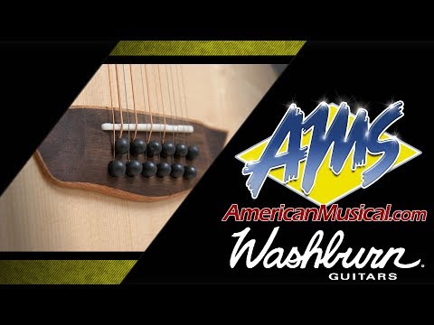 Washburn G15SCE-12 Comfort Deluxe Series Grand Auditorium (12 String) Acoustic Electric Guitar image 4