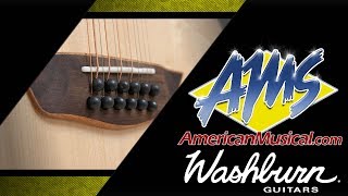 Video thumbnail for Washburn Comfort Series G15SCE 12 Overview - American Musical Supply by American Musical Supply