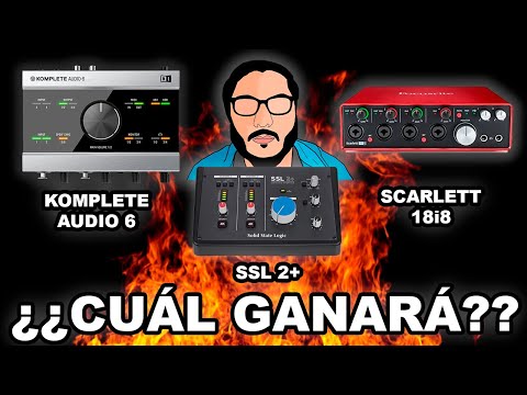 ¿LA MEJOR INTERFAZ DE AUDIO? || SSL2+ vs. SCARLETT 18i8 vs. KOMPLETE AUDIO 6 || (ESPAÑOL)