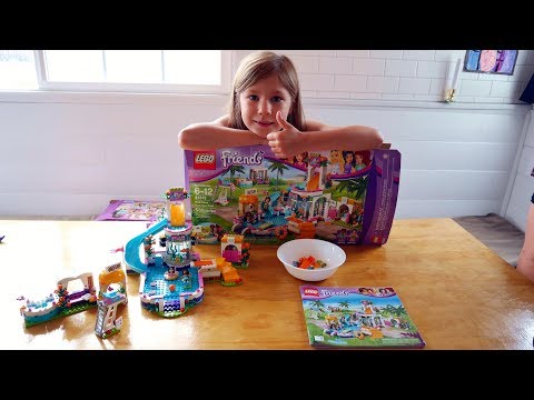 Unboxing and Building LEGO Friends Heartlake Summer Pool 41313