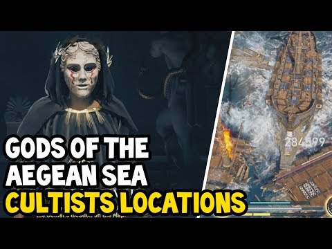Assassin's Creed Odyssey - ALL GODS OF THE AEGEAN SEA CULTISTS Location Walkthrough