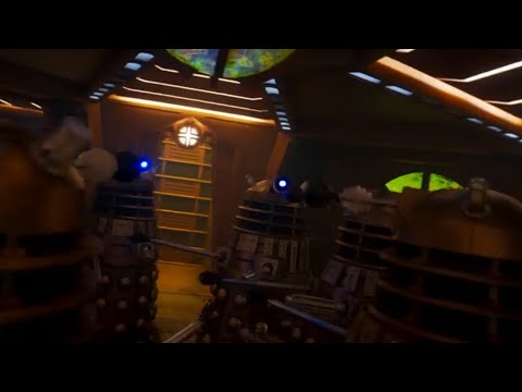 The Doctor sends a signal to the Dalek Fleet - Revolution of the Daleks - Doctor Who