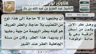 صورة 1243 - حكم كسر عنق البهيمة عقب الذبح وقبل موتها - نور على الدرب