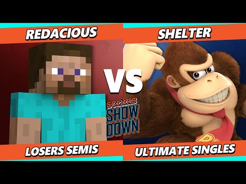Scrims Showdown 68 Losers Semis - Redacious (Steve) Vs. Shelter (Bayonetta, Donkey Kong) SSBU Smash